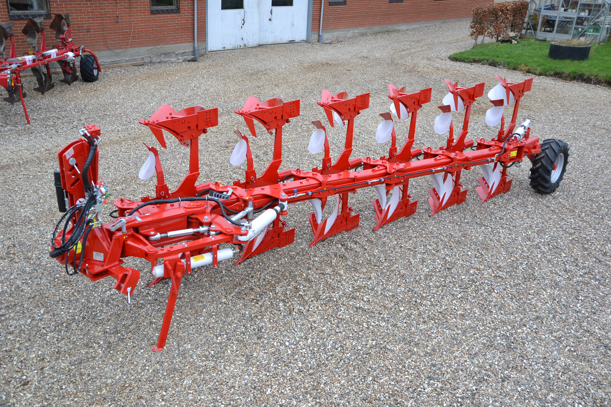 Ovlac XPerience 6 Furrow Plough in yard