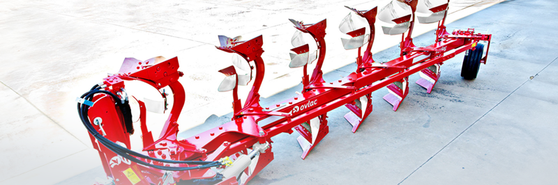 Ovlac Classic shearbolt plough in yard